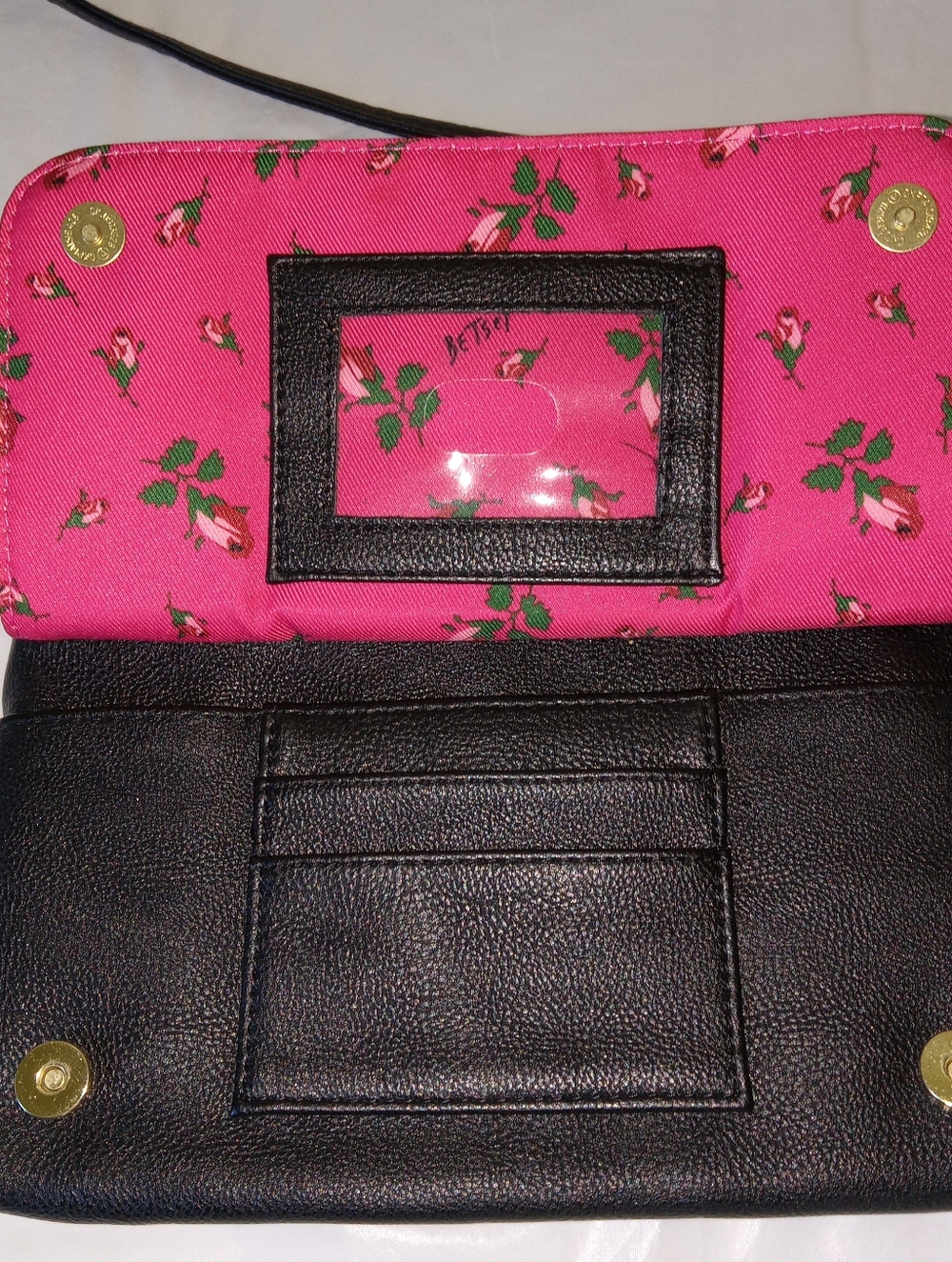 Betsey Johnson Tweed Crossbody Handbag - Picture 10 of 11